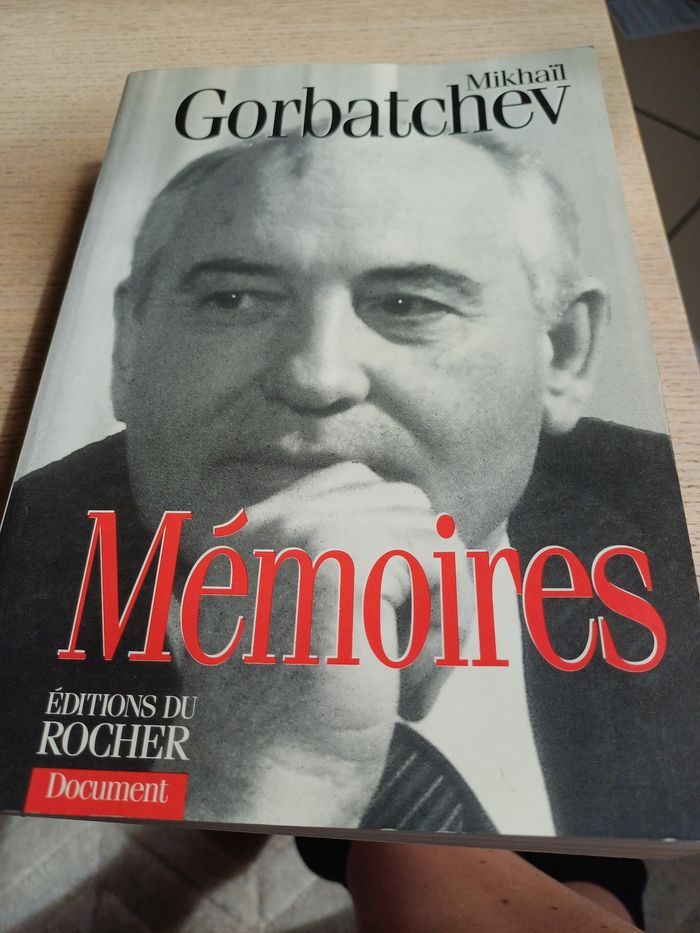 Livre Mémoires de Mikhail Gorbatchev
