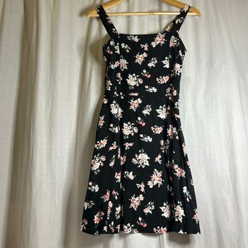 Robe  patineuse d’été à fleurs