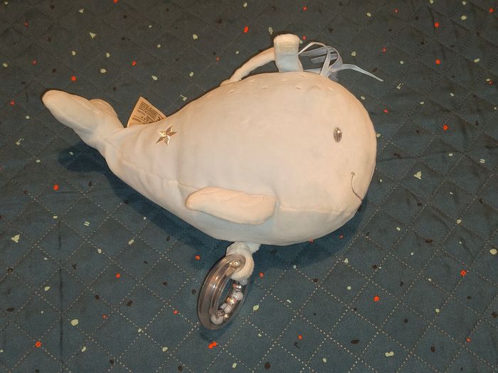 Peluche musicale baleine bleue - photo numéro 3