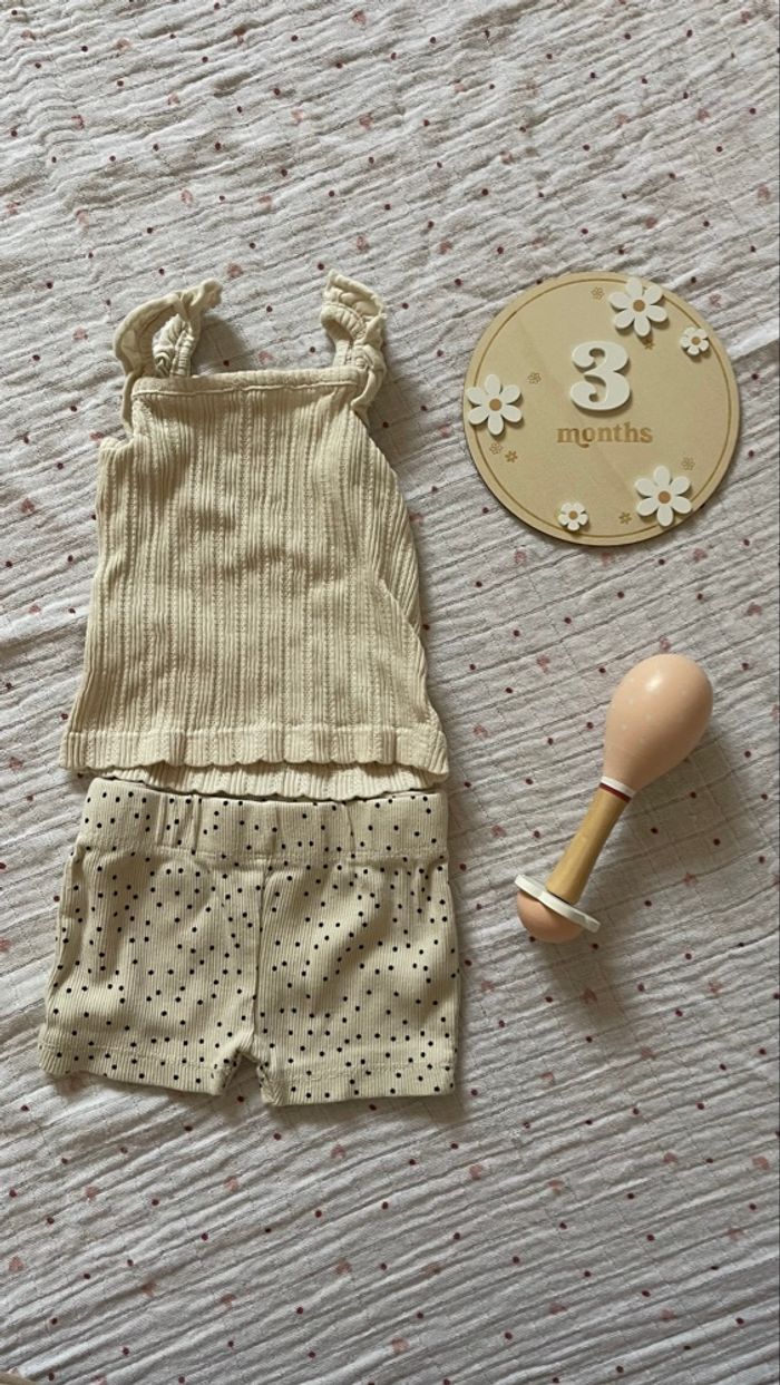 Ensemble fille 3mois