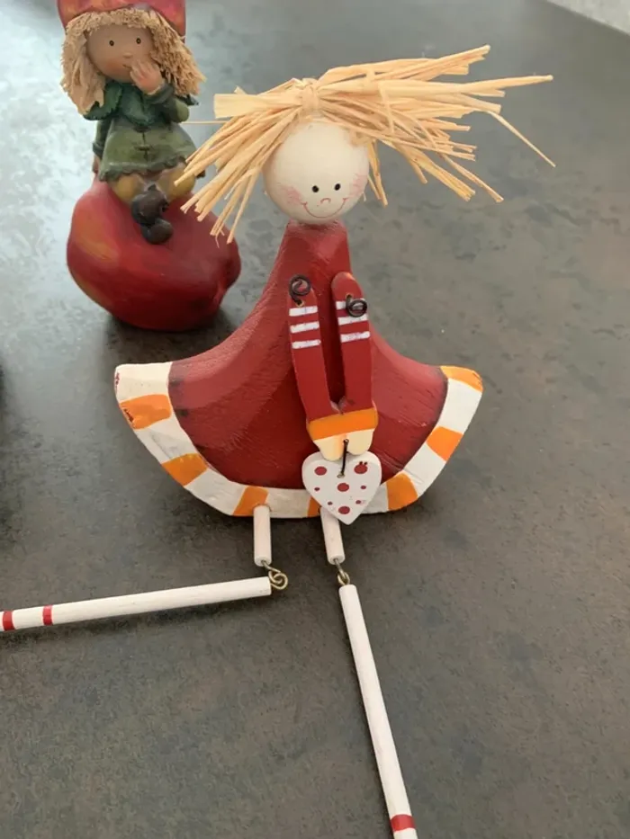 Lot décorations 3 personnages - photo numéro 2