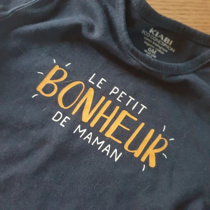 💚 Tee-shirt ML pantalon chino 6 mois Kiabi #emyfleury_6moisgarçon - photo numéro 2