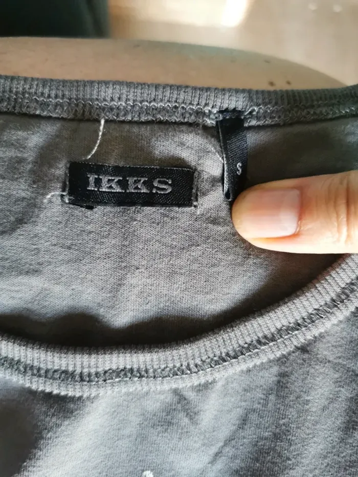 Débardeur gris ikks - photo numéro 4