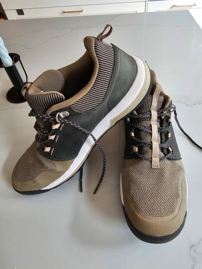 Chaussure de marche randonnée en cuir
