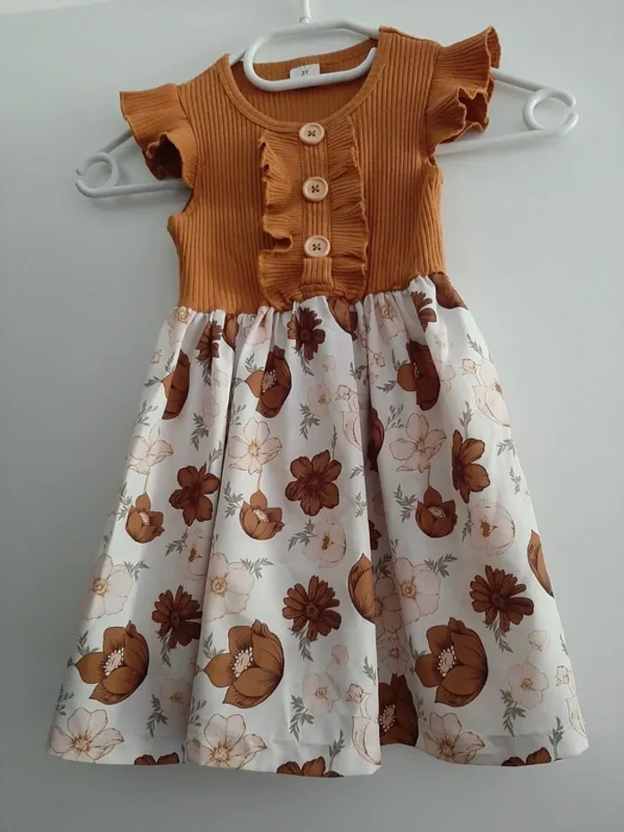 Robe automnale 3 ans