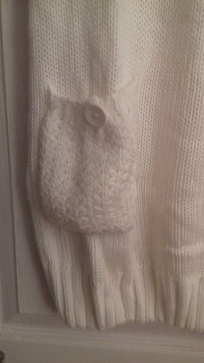 Robe pull blanc cassé, 38/40 - photo numéro 2