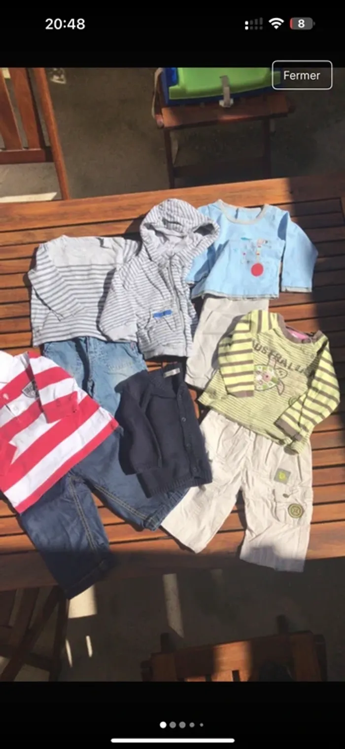 Lot de 10 pièces garçon 9 mois automne / hiver