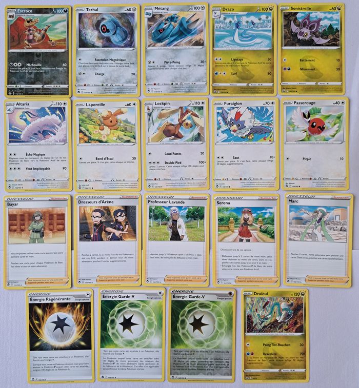 🃏 Lot de 69 cartes Pokémon JCC françaises 2022 Epée et Bouclier Tempête Argentée - photo numéro 6