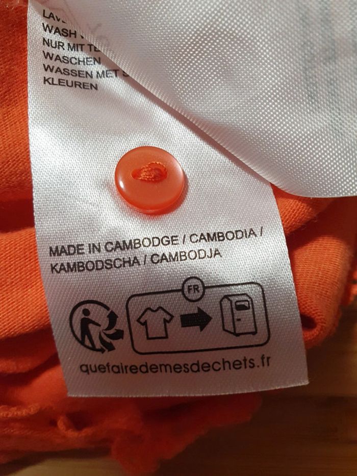 Blouse chemise haute t-shirt 6 mois - photo numéro 8