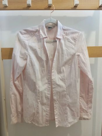 Chemise femme rose clair