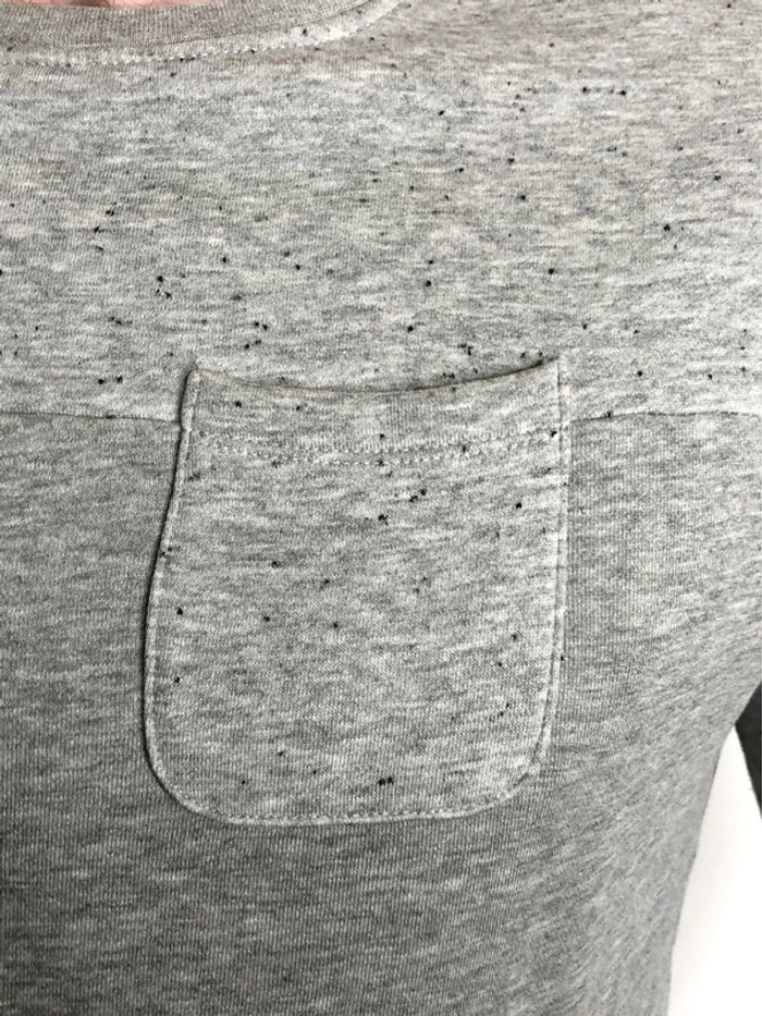 Pull fin molletonné gris chiné Jules taille XL - photo numéro 2