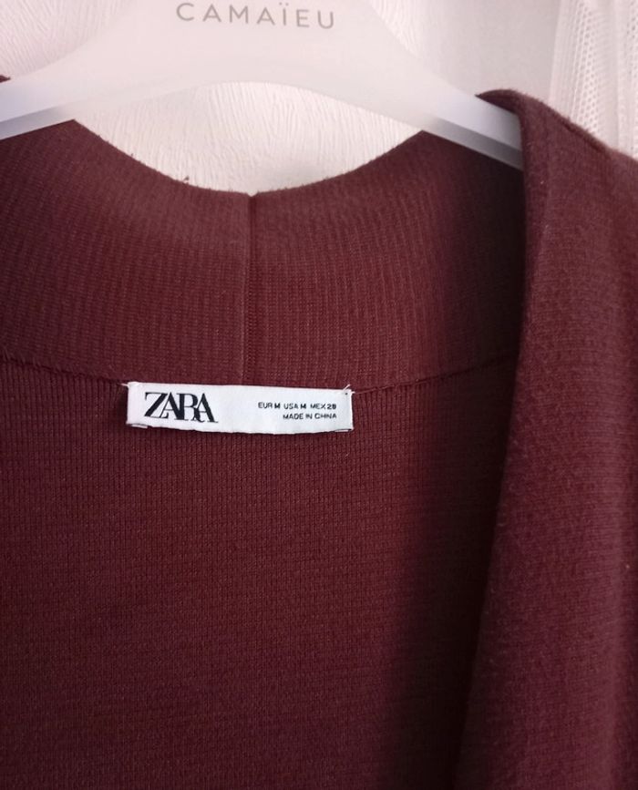 Cardigan longue t.M Zara 🖤 - photo numéro 5