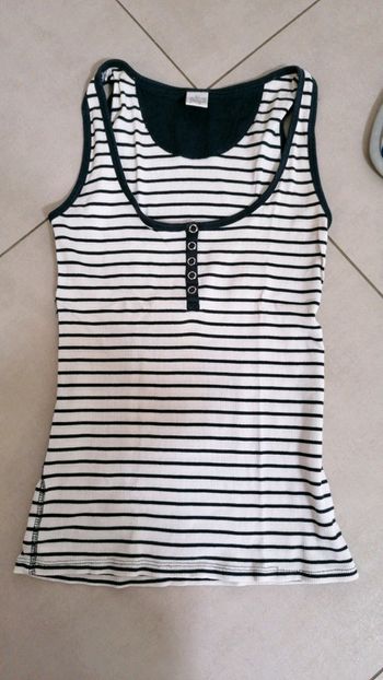 Débardeur rayé femme