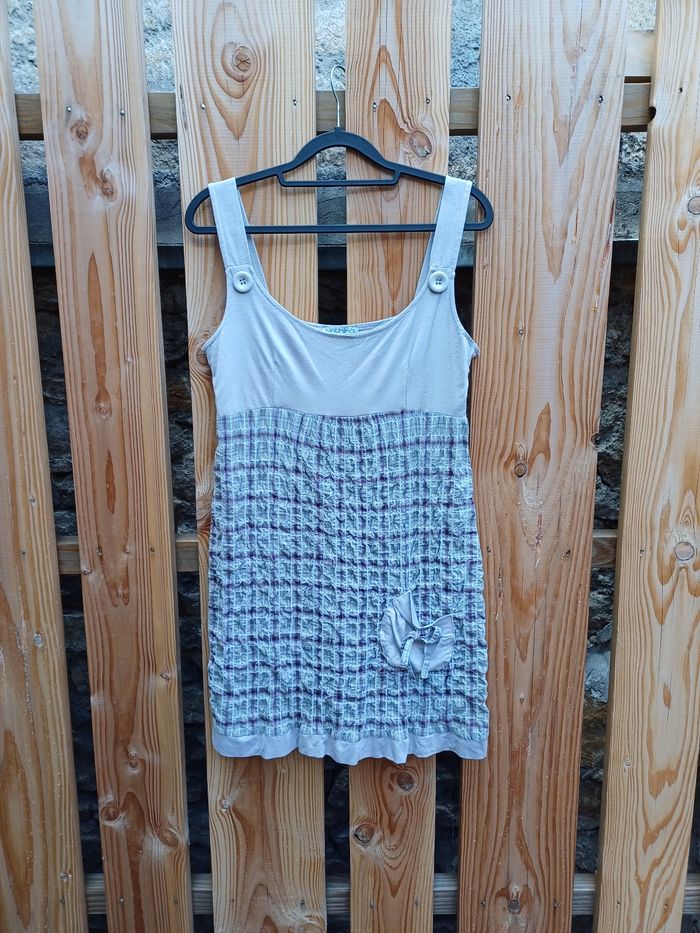 Jolie robe à carreaux Nothing Else taille L - photo numéro 7