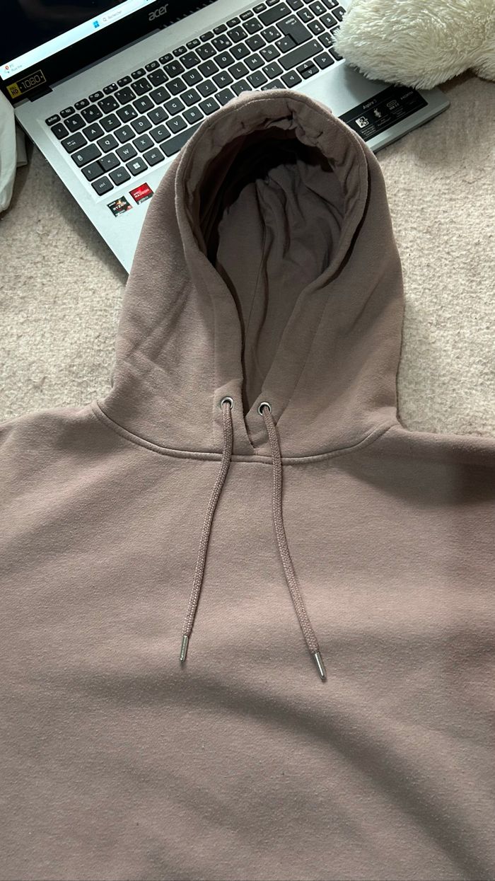 sweat-shirt taupe - photo numéro 3