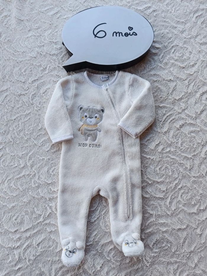 Pyjama surpyjama combinaison Garçon 6 mois mon ours Pat et Ripaton
