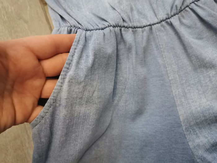 Combishort bleu dentelle blanche pour fille 6 ans - photo numéro 5