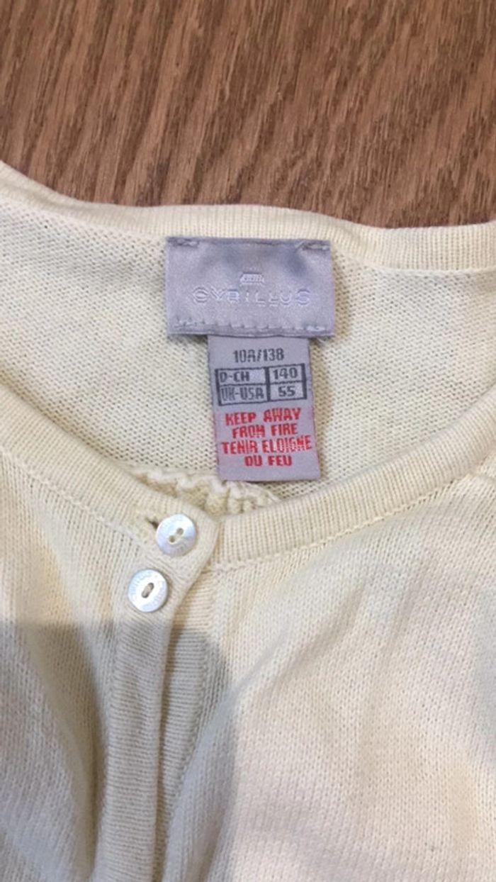 Cardigan jaune pâle Cyrillus - photo numéro 2