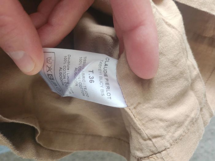 Haut marron Claudie Pierlot taille 36 - photo numéro 5