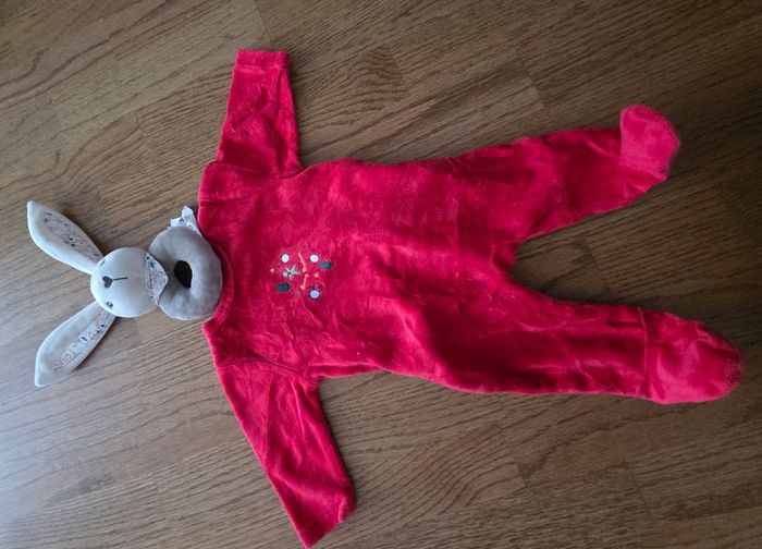 Lot 2 pyjamas chaud Noël bout chou 1 mois - photo numéro 7