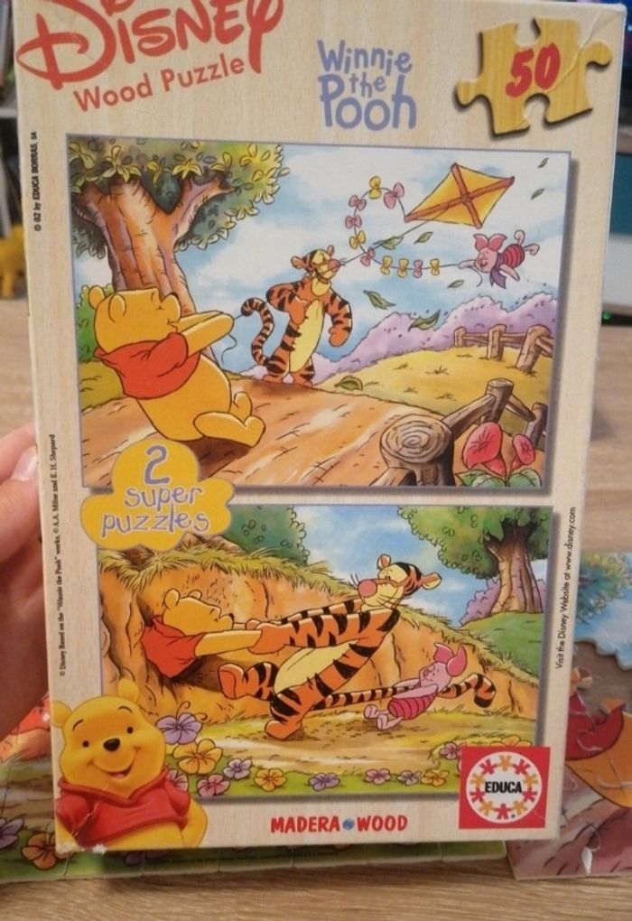 2 Puzzles Winnie l'ourson