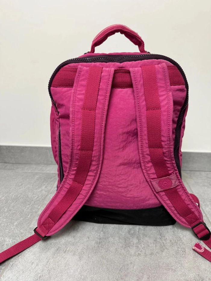 Cartable Kipling Rose grand modèle en très bon état - photo numéro 4