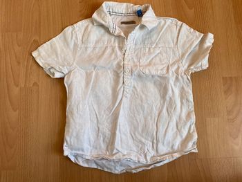 Belle chemise MC blanche Okaïdi T. 8 ans garçon TBE