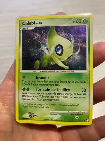 Carte Pokémon Celebi Niv 39 Holo Trésors Mystérieux