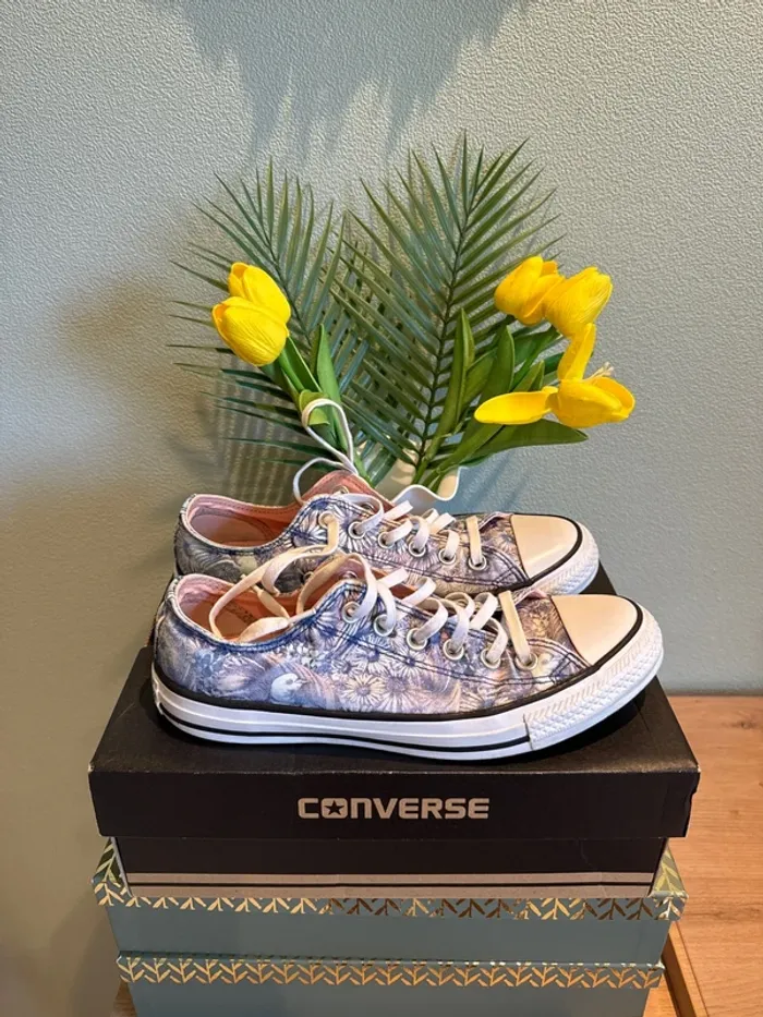 Jolies baskets basses originales femme