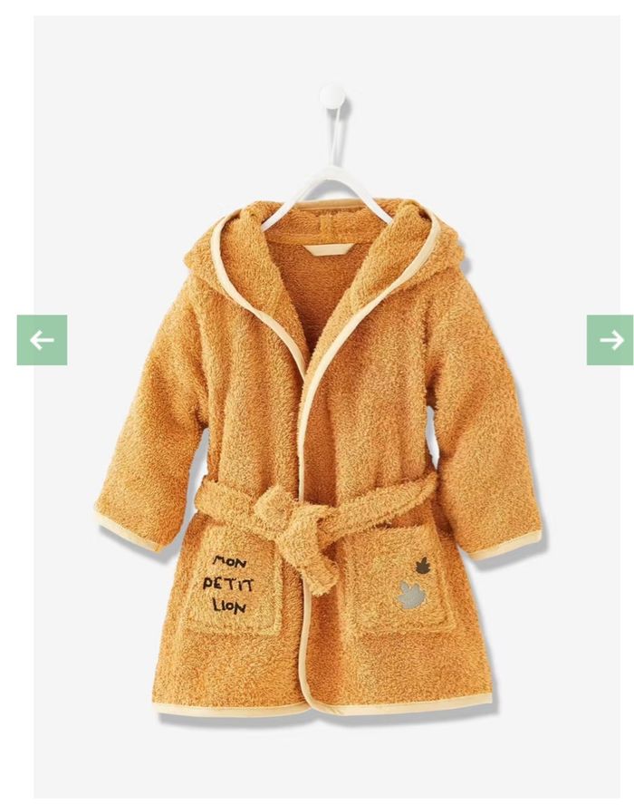 Peignoir bébé lion verbaudet