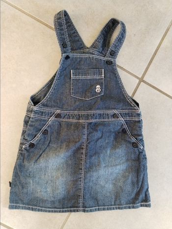 Robe en jean Obaibi, taille 12 mois
