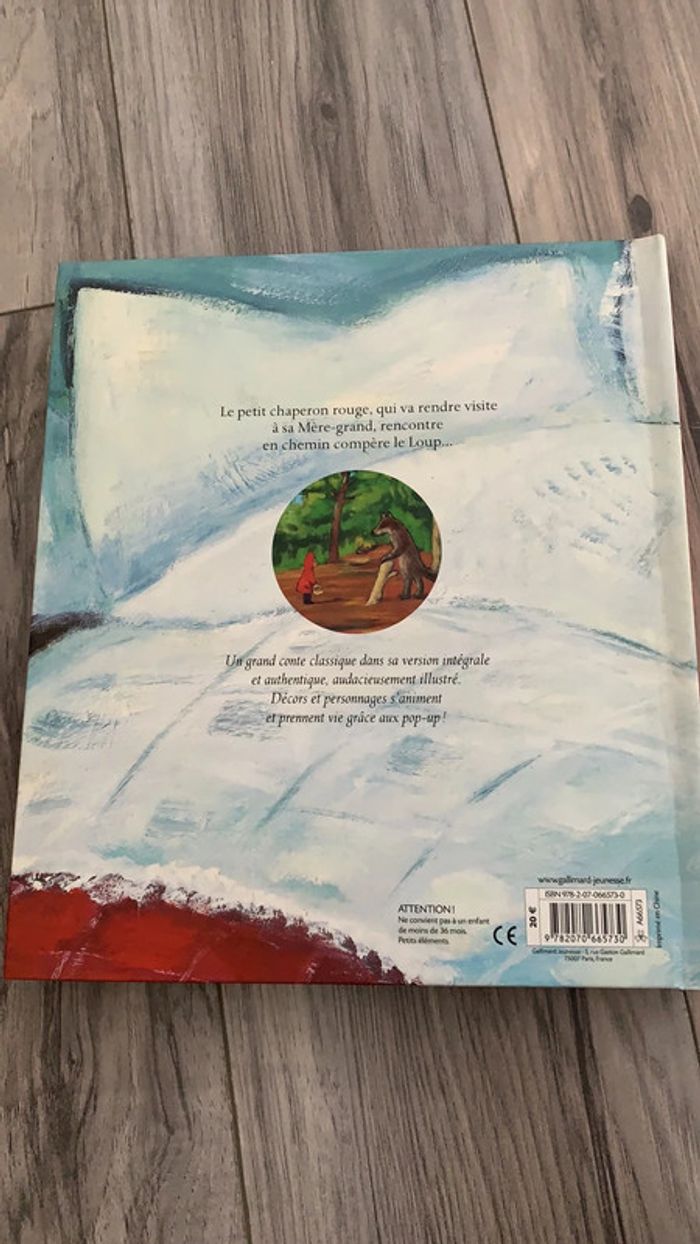 Livre pop-up le petit chaperon rouge - photo numéro 2