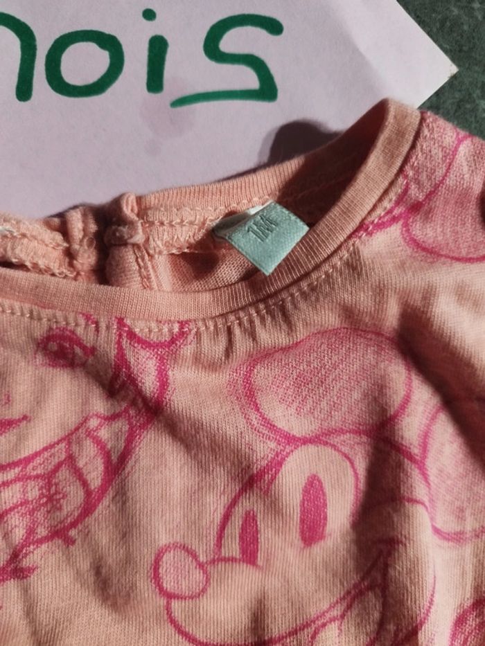 Robe été Disney rose 1 mois - photo numéro 2