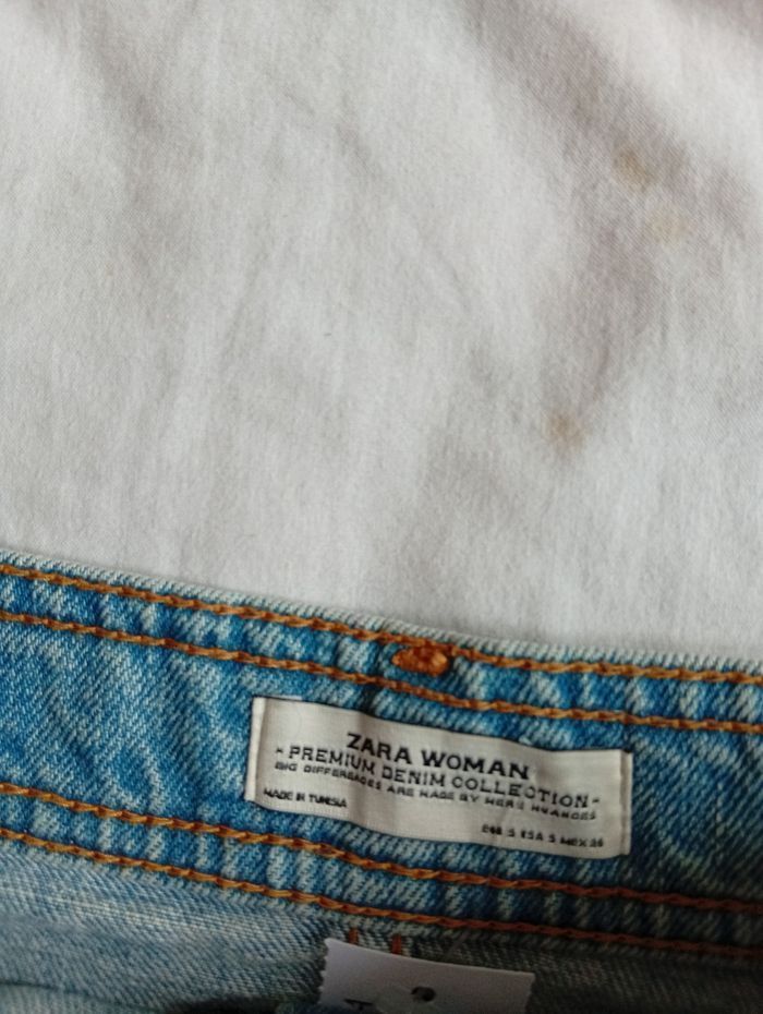 Jupe jean Zara woman taille s - photo numéro 2
