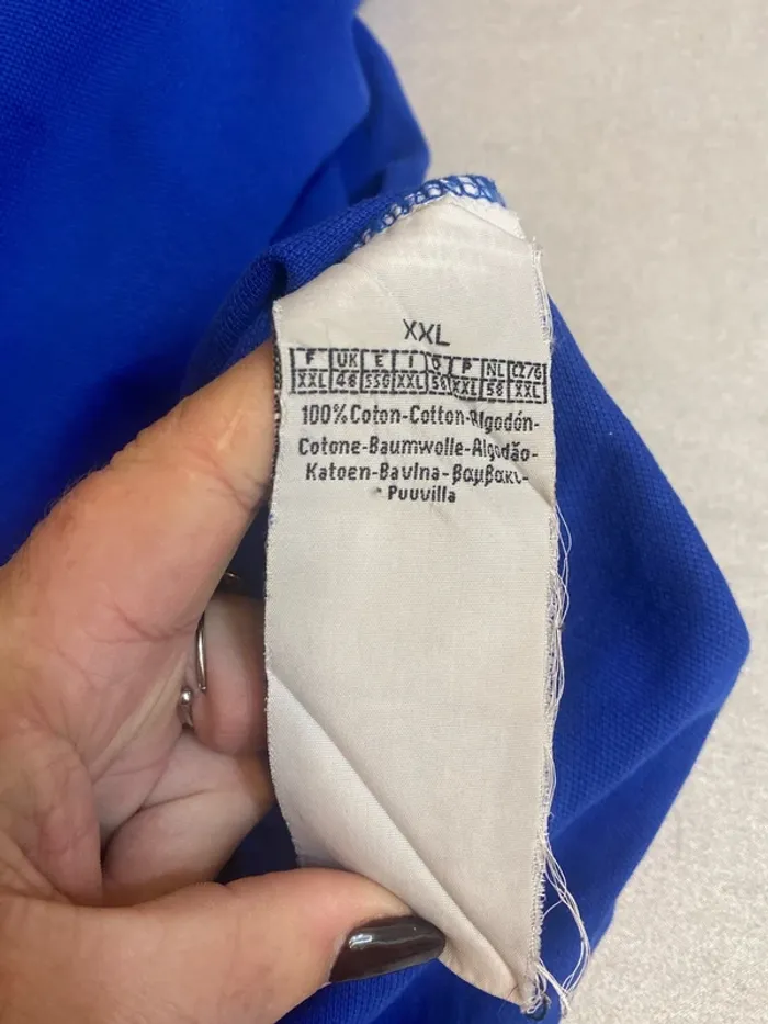 Polo bleu Ruckfield coton taille XXL - n6p - photo numéro 5