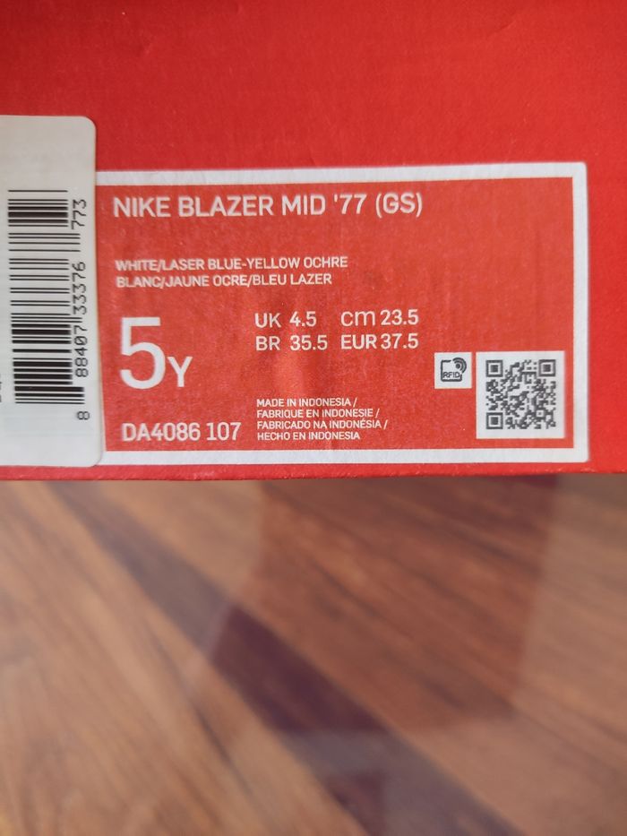 Baskets Nike blazer mid 77 T 37.5 - photo numéro 8