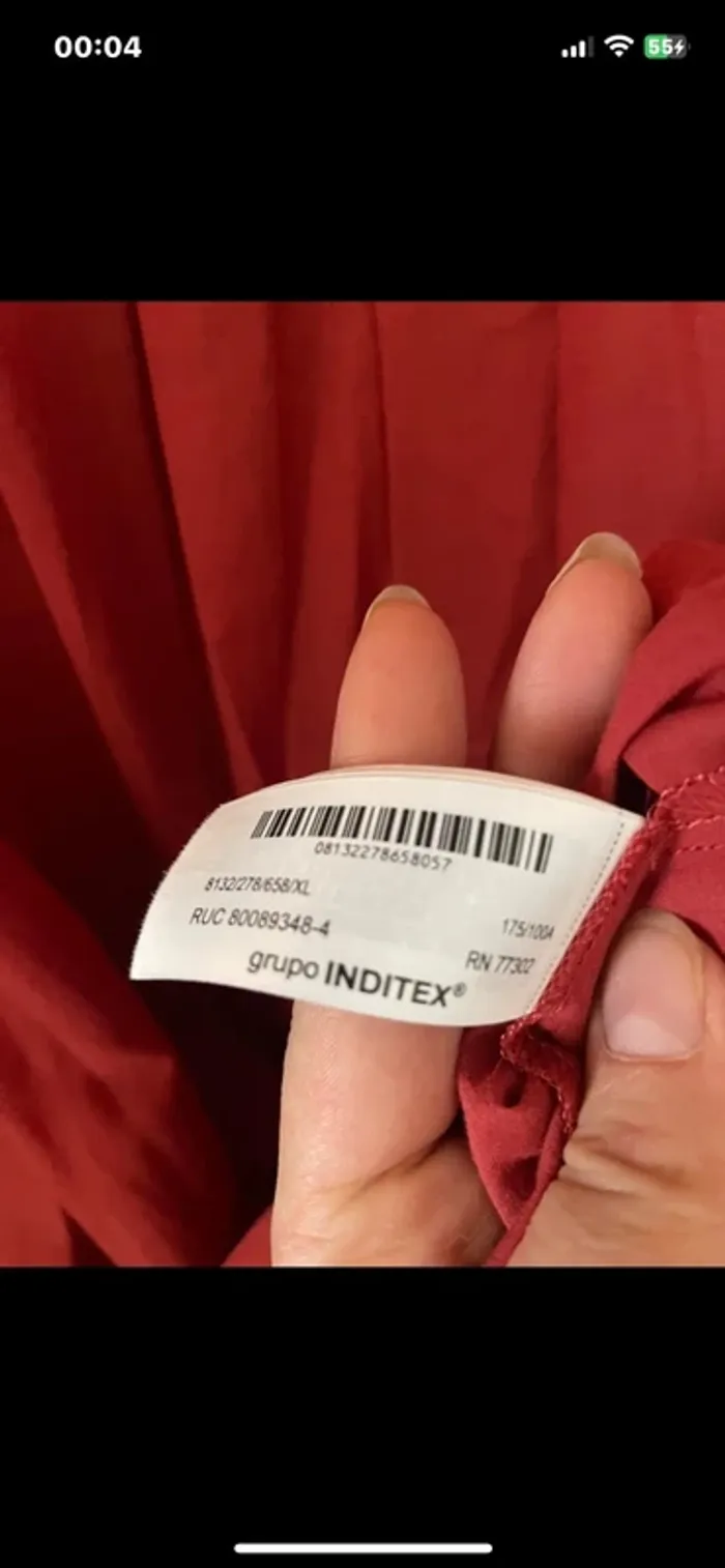 Robe longue été Zara couleur terracotta, taille XL - photo numéro 10
