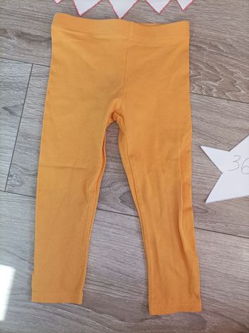 Legging moutarde 3 ans