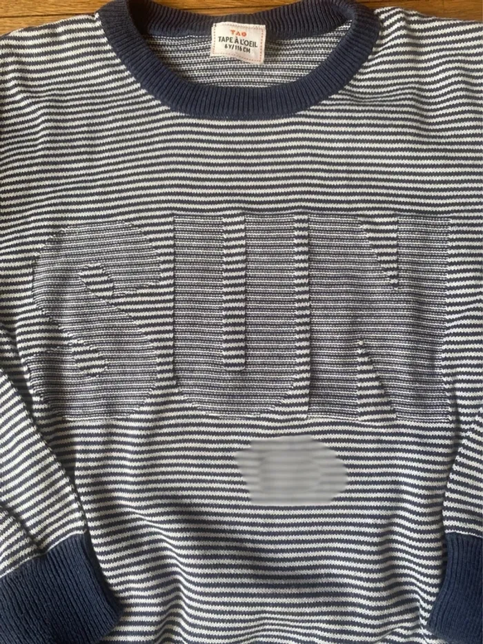 Pull rayé TAO 6 ans - photo numéro 4