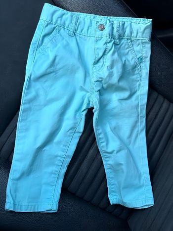 Pantalon bleu turquoise