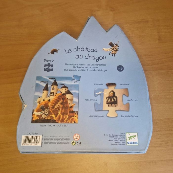 Puzzle Djeco "Le château du dragon " - photo numéro 4