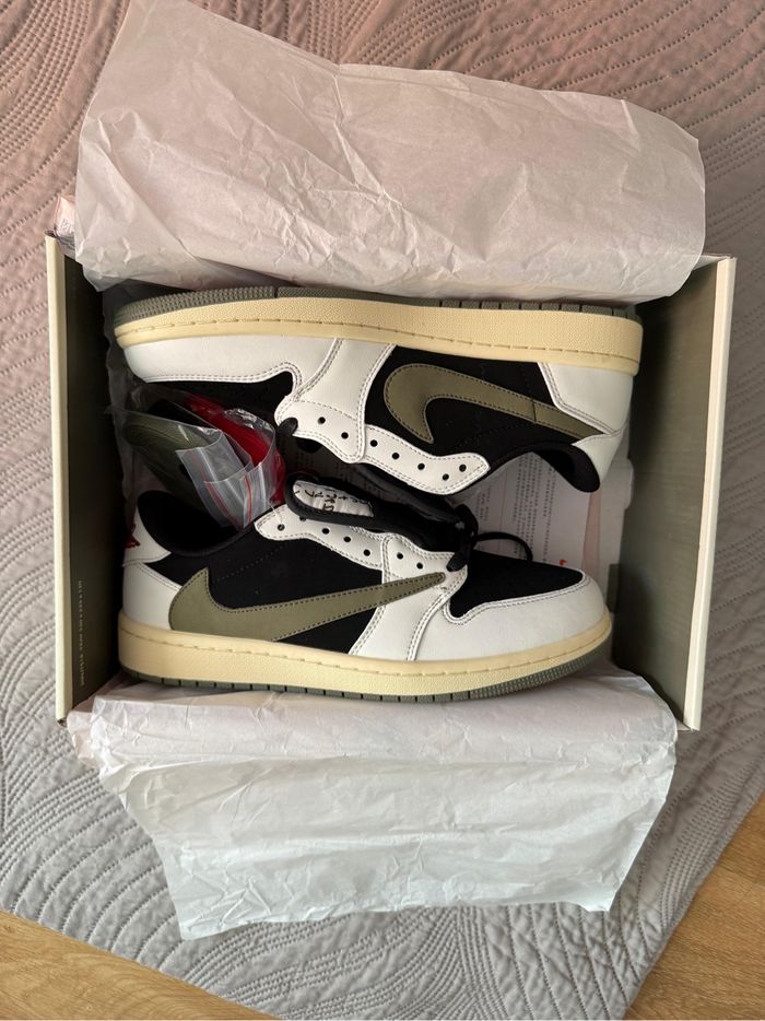 Jordan 1 low Travis Scott olive - photo numéro 4