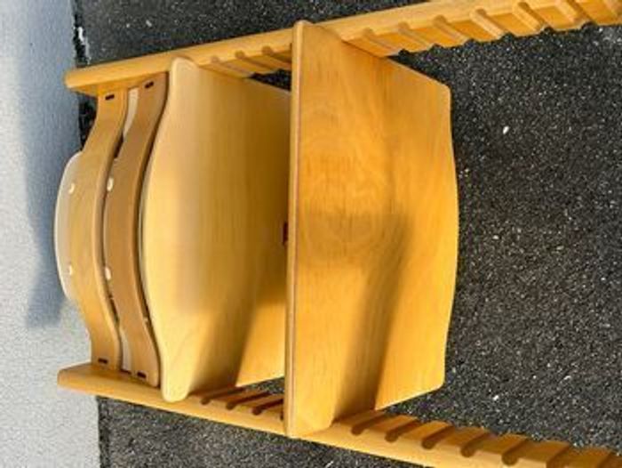 Chaise Tripp Trapp Stokke en bois naturel + arceau - photo numéro 9