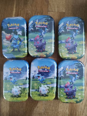 Lot de 6 mini tins ME 2.5 