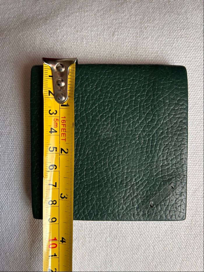 Porte-monnaie LE TANNEUR - Cuir grainé Vert Sapin - photo numéro 9