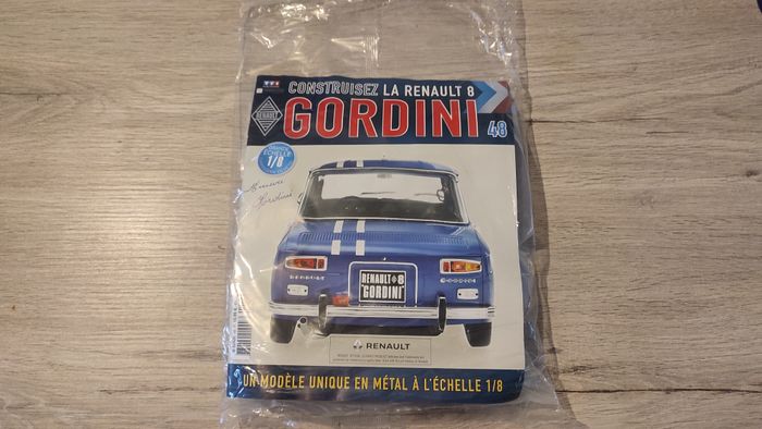 Fascicule complet scellé numéro 48 n°48 Renault R8 Gordini 1/8 1/8ème Eaglemoss Collections #D61