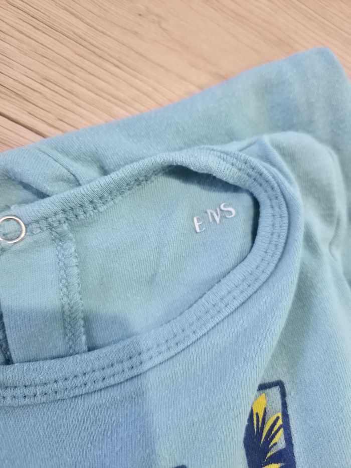 Pyjama 1 pièce bleu, 18 mois. - photo numéro 4