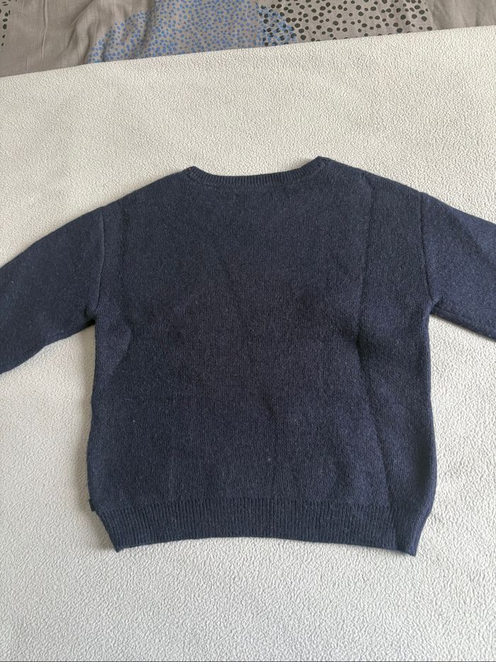 Pull Okaïdi bleu marine Noël - photo numéro 4