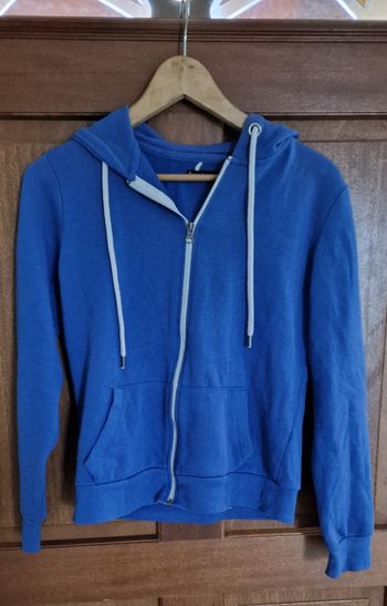 Sweat gilet à capuche