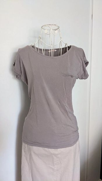 Tee-shirt gris Camaïeu 36/38
